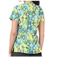 thumbnail image 3 of DPTALR Print Nurse Uniforms For Women,Breathable Patterned Short Sleeve V-Neck Plus Size Shirts Tee Tops With Pockets, 3 of 5