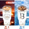 thumbnail image 5 of Christian Gifts for Women, Christian Tumbler 40Oz with Handle and Straw for Women, Personalized Initial B Tumbler Gifts for Women Christmas Religious Inspirational Gifts, Gifts for Christian, 5 of 6