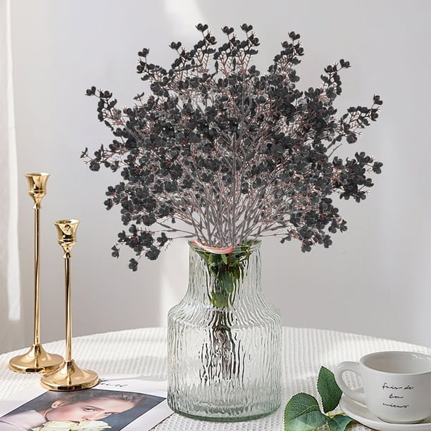 10 ramas de flor de durazno realistas color carne de 50 cm | Tallos de flores secas artificiales de inspiración zen para decoración del hogar, bodas, fiestas y accesorios de fotografía