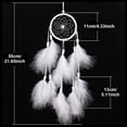 thumbnail image 4 of Cateissary Atrapasueños hecho a mano, plumas de red, adorno de decoración para colgar en la pared Type1, 4 of 6