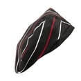 thumbnail image 4 of Gorro de Cocinero Sharpla Gorro de Cráneo Rayas de Moda Unisex 2 Piezas Color Negro Rojo Talla Única, 4 of 8