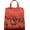 Red, variant on Women's Butterfly Embossing Bookbag Ladies Large Capacity Flower Backpack Genuine Leather Casual Daypack