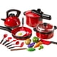thumbnail image 2 of Juego de cocina de juguete con vajilla realista, utensilios y utensilios de cocina seguros, juguete educativo para niños pequeños., 2 of 5
