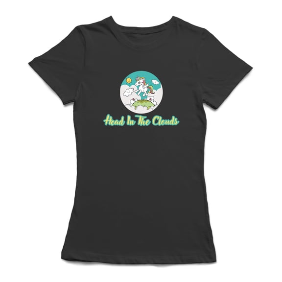 Head In Clouds Little Unicorn Women's T-shirt