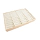 thumbnail image 3 of Organizador de joyas, soporte para pulseras, multiusos, 40 rejillas rectangulares, expositor de brazaletes Beige de madera, 3 of 9