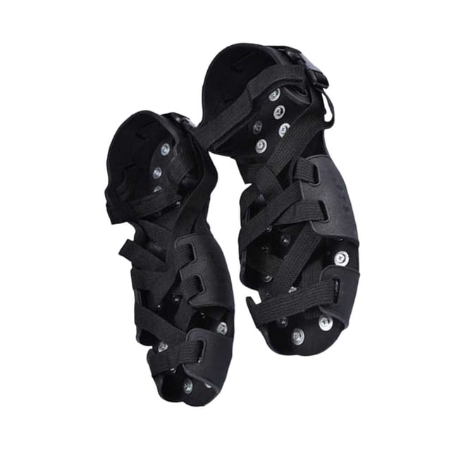Sonducket 2 piezas de crampones de 32 para hielo, cubiertas ajustables para zapatos, tacos antideslizantes para montañismo, pinchos para Pescar Sonducket OD007298-00