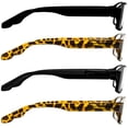 thumbnail image 2 of Reading Glasses +1.50 | 4 Pack of Readers for Men and Women | 2 Black 2 Tortoise, 2 of 15