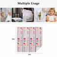 thumbnail image 5 of Purple Pink Spring Floral Cloth Napkins, Colorful Summer Flowers Botanical Washable and Reusable Dinner Napkins Set of 8, Table Napkin for Kitchen Party Birthday Wedding Hotel Housewarming 20"x20", 5 of 9