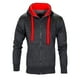 thumbnail image 3 of pstuiky Camisas suaves de manga larga para hombre, Sudadera deportiva de manga larga con bolsillo, holgada y cálida, a juego, para hombre Tops de talla grande para hombre l, 3 of 4