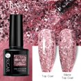 thumbnail image 1 of UR SUGAR 7.5ml Oscuro Púrpura Gel Esmalte De Uñas Remojar UV LED Semi Permanente Manicura Arte Mate Top Coat Gao Jiahui  unisex, 1 of 2