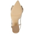 thumbnail image 6 of Journee Womens Tailynn Sling Back Block Heel Pumps, Widths Available, 6 of 9