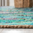 thumbnail image 3 of SAFAVIEH Montauk Rowland Abstract Striped Area Rug, Green/Natural, 8' x 10', 3 of 5