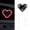 Red, variant on Solar Powered Heart Shaped LED Light for Car, Wireless Ambient Lamp for Triangle Window Wireless Decorative Neon Lamp