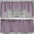 thumbnail image 4 of Crazy for Daisies Curtain Panels by Penny's Needful Things (Set of 2) 36 Inch Long LINED (Lilac), 4 of 4