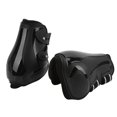 thumbnail image 2 of Juego de botas para tendón de caballo, suaves, antideslizantes, ajustables, con carcasa de PU, botas protectoras para tendón para caballos, patas traseras negras M, 2 of 5