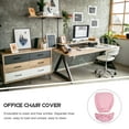 1 Set Office Computer Chair Covers Swivel Rotate Back Seats Slipcover