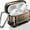 Gold, variant on Dteck for AirPods 3rd Generation (2021) Case, Hybrid Protective Case with Carabiner, Shockproof Cover with Keychain for Airpod 3 Wireless Charging Case Accessories [Front LED Visible], rosegold