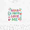 thumbnail image 4 of Inktastic Nana and Poppy Love Me Girls Baby Dress, 4 of 5