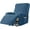 Blue, variant on AIGIA Stretch Recliner Covers, 4-Piece Ultra Soft Velvet Recliner Chair Slipcover Single Seat Couch Cover Furniture Protector with Pocket