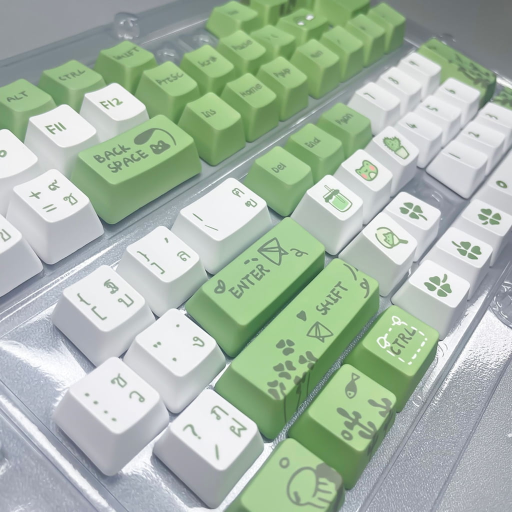 Apooke XDA Keycaps Thai Keycaps for MX Switches 64/68/75/87/98/104/108 Keyboard