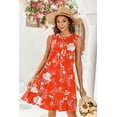 thumbnail image 4 of Zeagoo Sleeveless Dress for Women Swing Summer Casual Solid Tunic Ruffle Dress Cover Up with Pockets, 4 of 6
