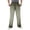 CL62 Army Green, variant on Men Trousers Gradient Color Mid Waist Elastic Pocket Drawstring Thin Sweatpants Summer Stretchy Athlete Jogging Outdoor Daily Wear Men's Pants Size S Grey