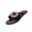 Black, variant on jovati Summer Ladies Sandals And Slippers Flip Flops Suede Flowers Flat Beach Shoes