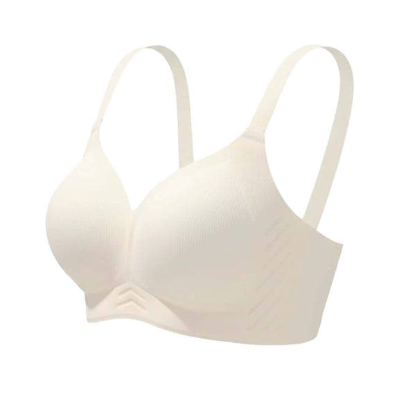 Wireless Support Jelly Bra for Women Push up Seamless Full Cup Supportive No Underwire T-Shirt Bra