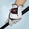 thumbnail image 2 of Guante de mano izquierda de golf de cuero suave para hombre para equipo de golfista diestro Talla 25 Sharpla Guantes de golf para la mano izquierda, 2 of 8