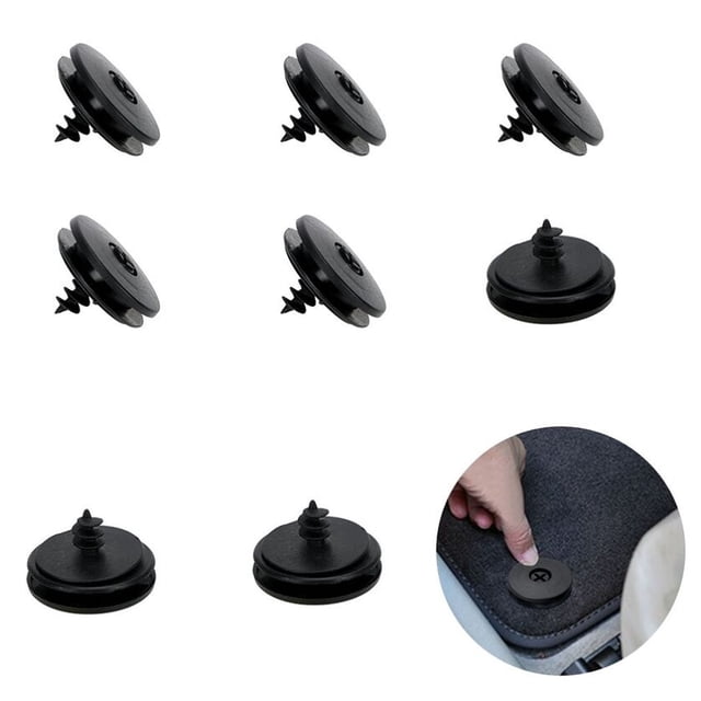 Clips para alfombrillas de coche, 8 piezas Clip para alfombrillas de coche Clip universal para alfombrillas de coche Soportes de fijación de alfombrilla antideslizantes