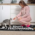 thumbnail image 4 of Halloween Kitchen Rug Set Of 2 Absobent Kitchen Mats for Floor,Horror Pumpkin Bat Ghost Happy Halloween Kitchen Rugs and Mats for Bathroom,Room Outdoor (47x17+30x17 Inches), 4 of 7