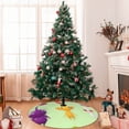 thumbnail image 5 of Lsque Pikmin Print Christmas Tree Skirt, Tree Skirt with Ties or Velcro, Perfect for Holiday Decorations, Halloween, and New Year-30", 5 of 7