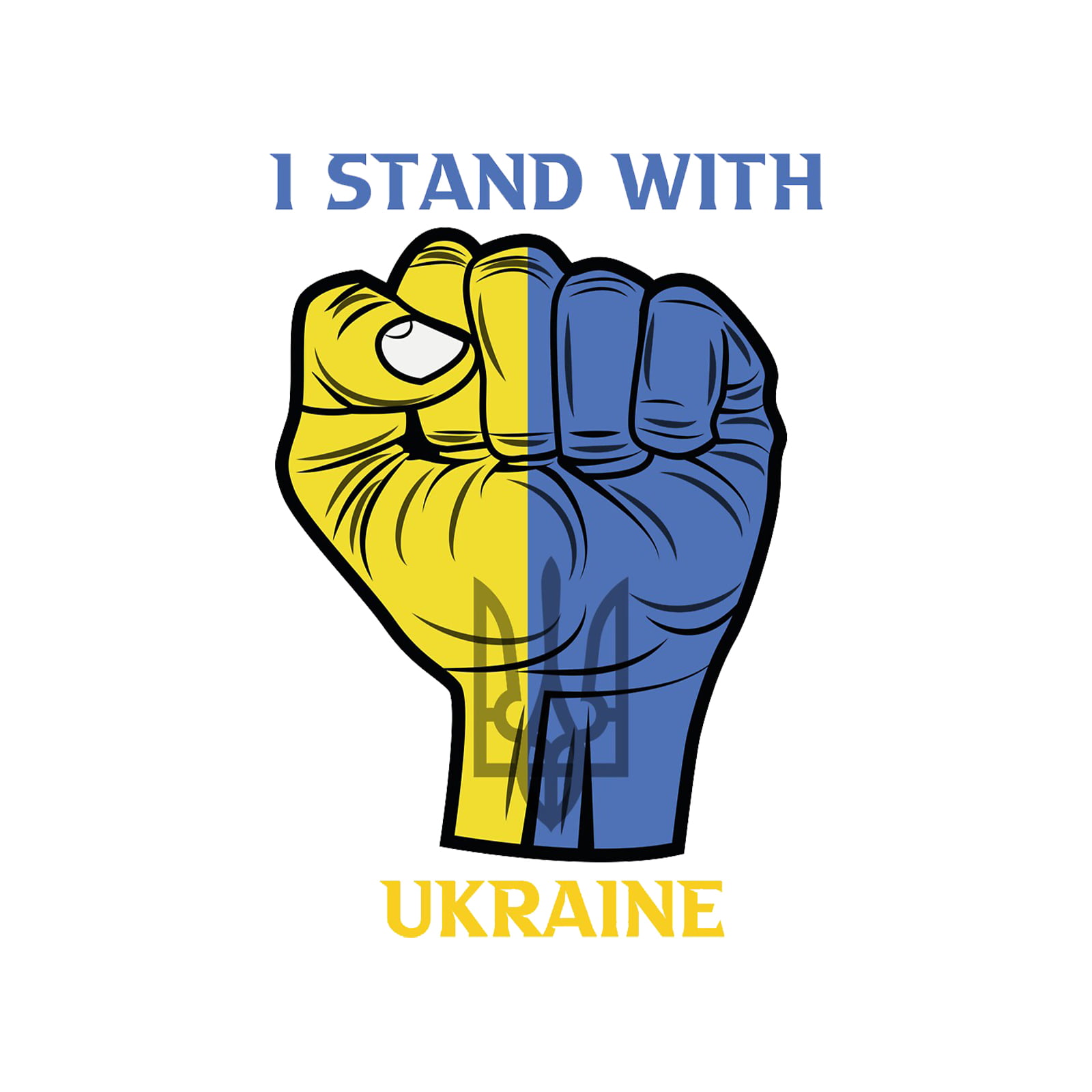 I Stand With Ukraine Sticker 10PCS Ukraine Ukrainian Heart Love Sticker Decal Support Ukraine Decal