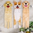 thumbnail image 1 of Dog Hand Towel, Kitchen Bathroom Cute Pet Hand Towel, Hanging Simulation Towel for Quick Pet Drying, Absorbent Towel for Dogs and Cats, Soft, Quick-Dry Pet Care, Perfect for Bathing and Grooming, 1 of 7