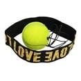 thumbnail image 4 of Diadema de pelota de reflejo de boxeo, pelota de reflejo en cuerda con diadema, pelota de lucha de boxeo de reflejo, ajustable para ejercicio, mujeres Pelota de tenis de 60 g., 4 of 8