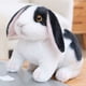 thumbnail image 4 of Conejo de peluche de orejas largas, juguete realista de conejo de Pascua, regalo para decoración del hogar, regalo para niñas y niños., 4 of 6