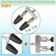 thumbnail image 4 of Boquillas de Extensión para Hidrolavadora de Doble Turbo, Hidrolavadora de Potencia con Conexión Rápida de 1/4, Accesorios para Hidrolavadora., 4 of 5