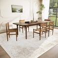 thumbnail image 3 of Alfombra de área VECARF 305 x 366 cm, lavable, antideslizante, beige, 3 of 8
