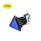 thumbnail image 1 of Botón de empuje para juegos 39x39x39 Triángulo 12V Interruptor de botón iluminado LED con microswitch para arcade video azul 3 piezas, 1 of 5