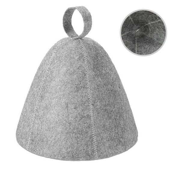 JINGT Protection Soft Solid Hat Felt Wool Cap Felt Shower Cap Anti Heat Cap Sauna Hat