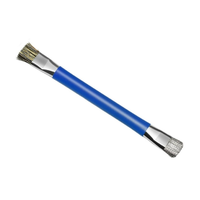 Cepillo de limpieza para placa base de teléfono, herramienta de limpieza, cepillo para quitar pegamento, resistente, doble Azul