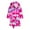 Pink star horse, variant on SILVERCELL Boys Girls Robe Toddler Hooded Blue Astronaut Plush Bathrobe for Boys Girls 2-12 Years
