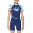thumbnail image 1 of Niños con traje de baño traje de buceo de una pieza Sunprotection Frío Cuerpo Feliz Dibujos animados Traje de baño Surf Ropa de baño para nadar S, 1 of 7