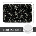 thumbnail image 2 of Cauagu Happy Skeletons Dancing Print Front Door Mat for Indoor Entrance 16x24 Inche,Absorbent Doormat Washable Carpet for Bathroom/Garage/Kitchen/Entry/Back, 2 of 7