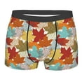 thumbnail image 5 of Uemuo Fall Maple Leaves Pattern Men's Boxer Briefs,Trunk Anti-Chafing,Comfortable, Durable, and Stylish Underwear-XX-Large, 5 of 9