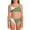 Army Green, variant on Girls Swimsuits Bikini Set 2 Pieces Color Block Bikini with Adjustable Shoulder Strap Girls Bathing Suit /Army Green/16Y