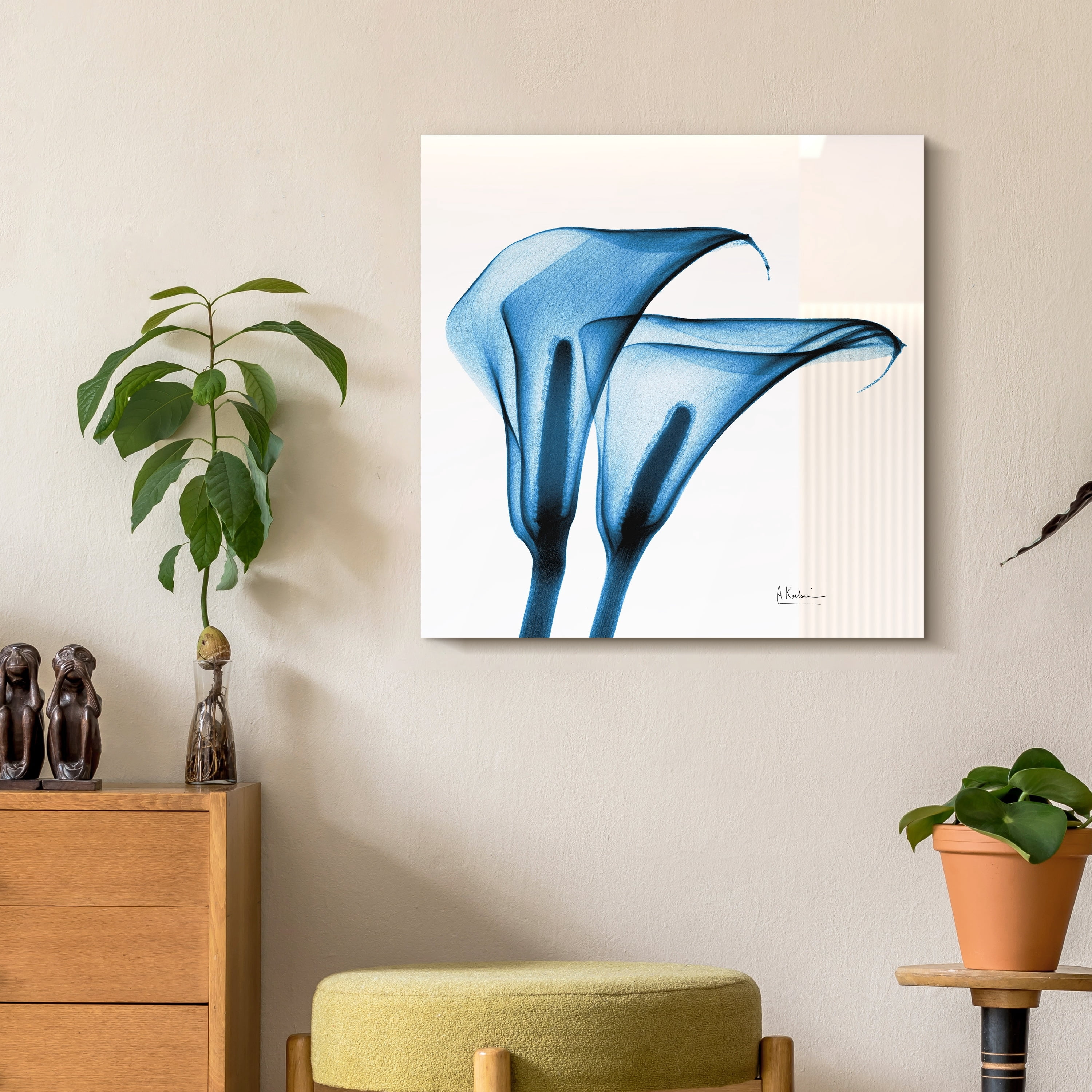 Flower 24 in x 24 in Painting Art Prints, by Empire Art