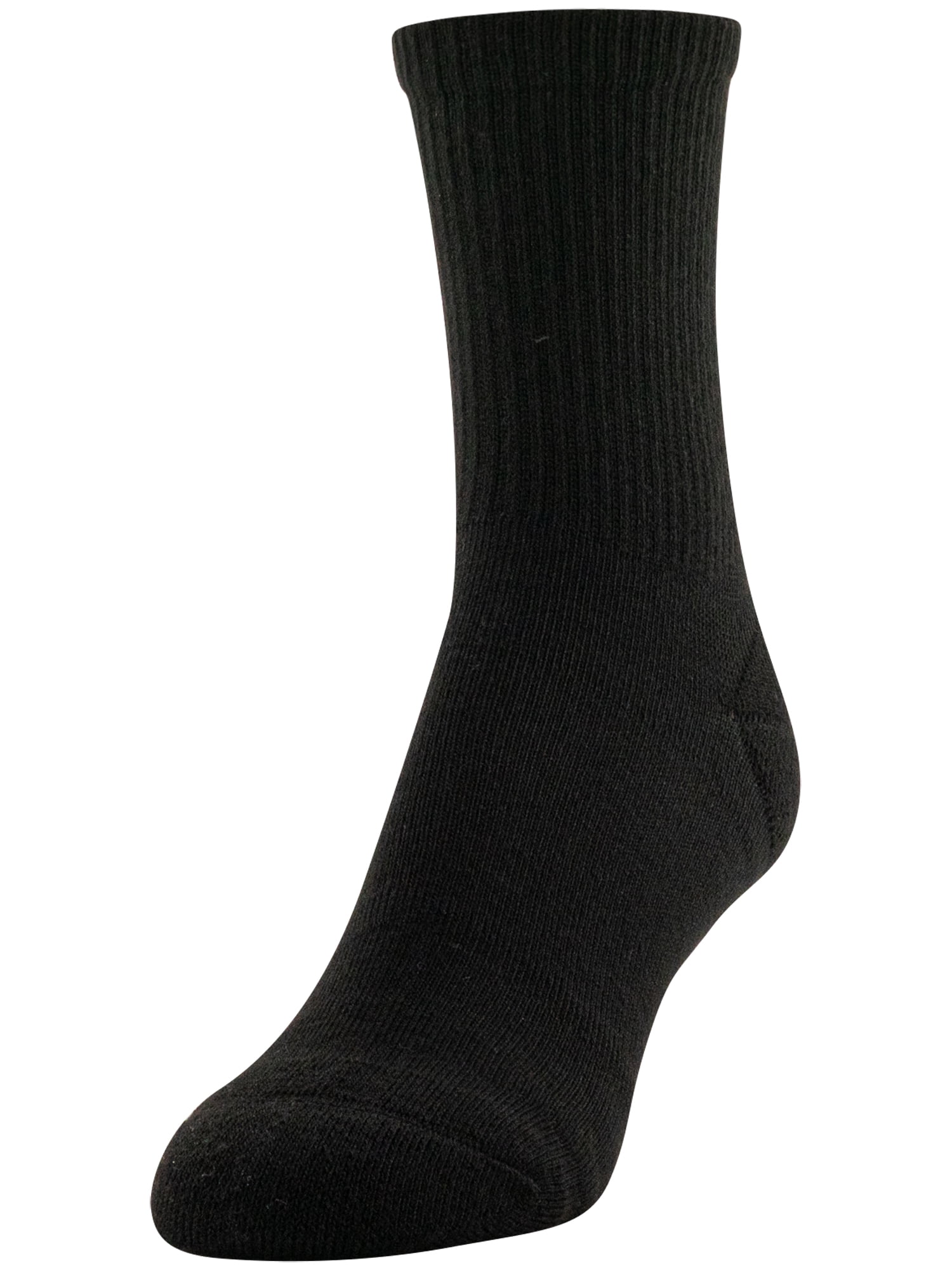 Peds Women's All Day Active Mid Crew Socks, 6 Pairs