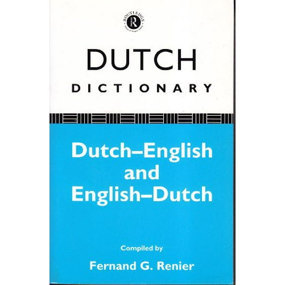 Pre-Owned Dutch Dictionary: Dutch-English, English-Dutch (Paperback) 0415046106 9780415046107