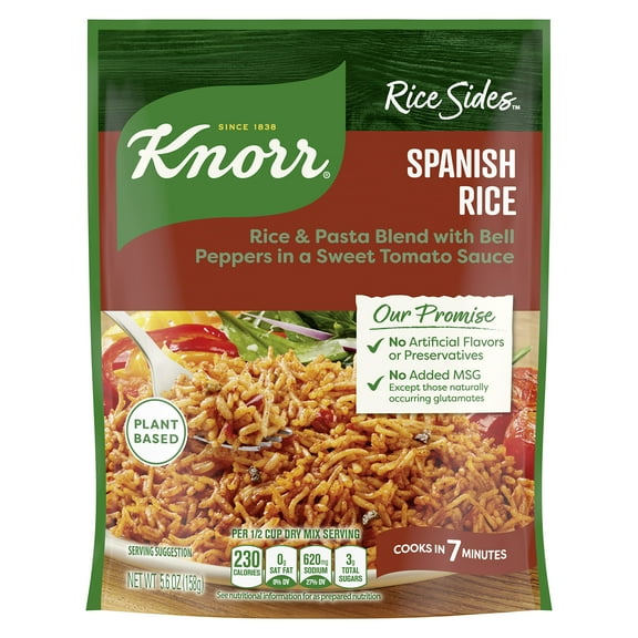 2 Pack - Knorr Rice Sides Spanish Rice - 5.6 oz Packaging may vary